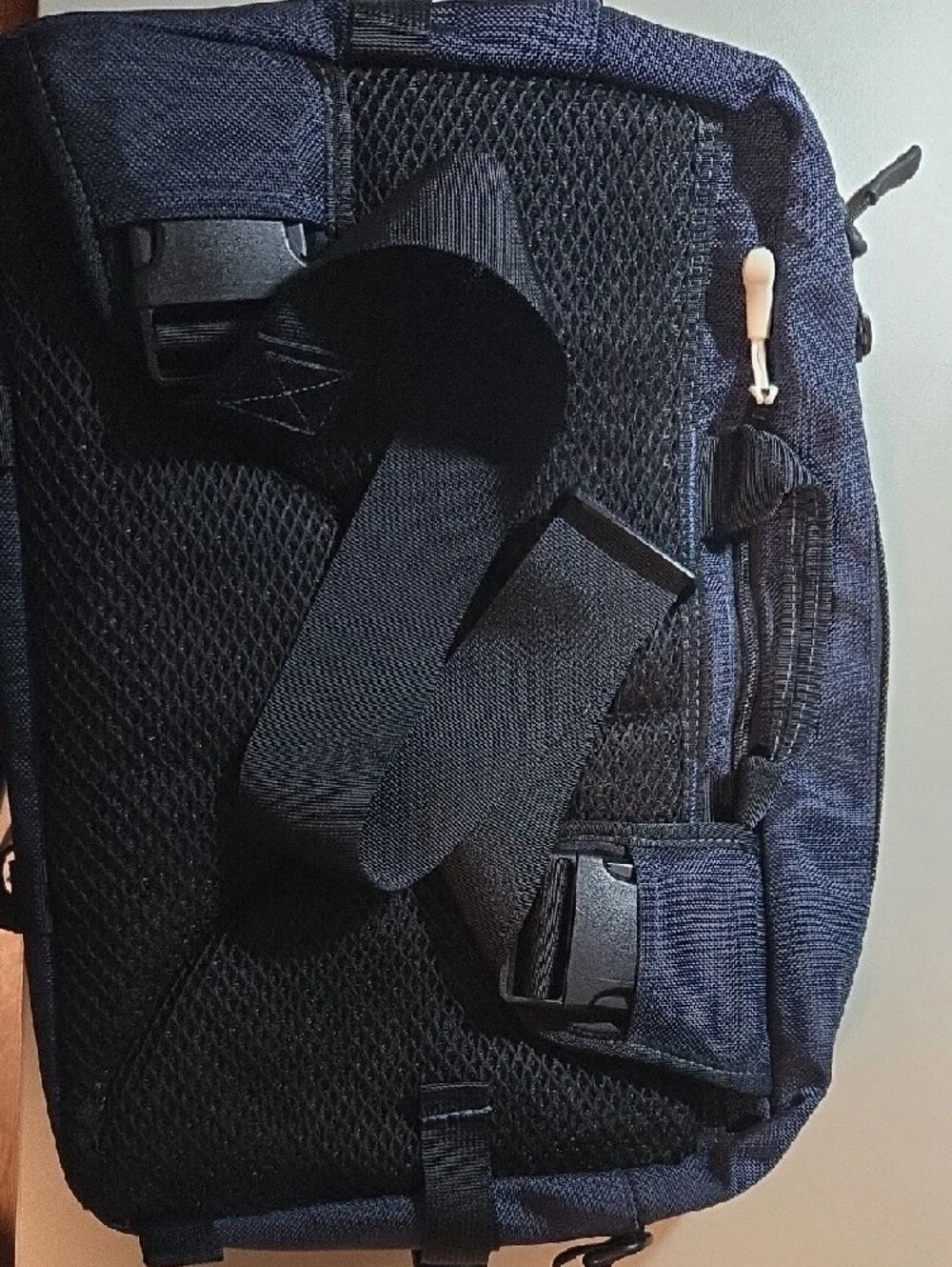 DSPTCH Navy Sling. Sleek Navy Men's Sling Backpack - Dsptch - Picture 3 of 7